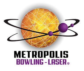 logo metropolis bowling laser franchise