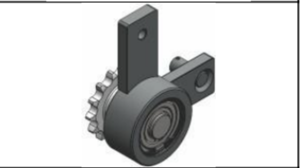 002877 - Complete internal chain tensioner Blue Line