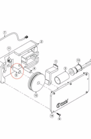 Table Pulley Shaft 3/8" - Poulie (001959)