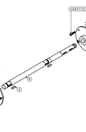 Red Bowling Upper Elevator Gear Assembly - Model 2023-02